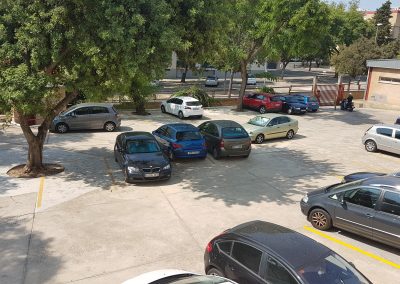 Parking trasero